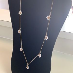 Ann Taylor Necklace with white flowers